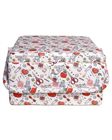 Sewing box 26.5cm x 26.5cm x 16cm sewing