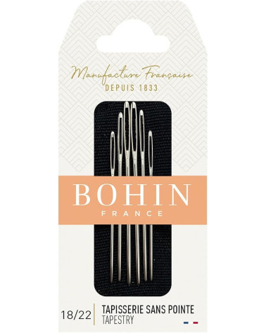 copy of Aiguilles à tapisserie sans pointes Bohin n°22/24/26