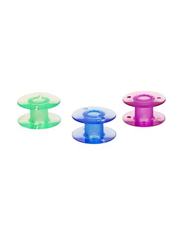 Set of 10 multi-colored non-slip cans