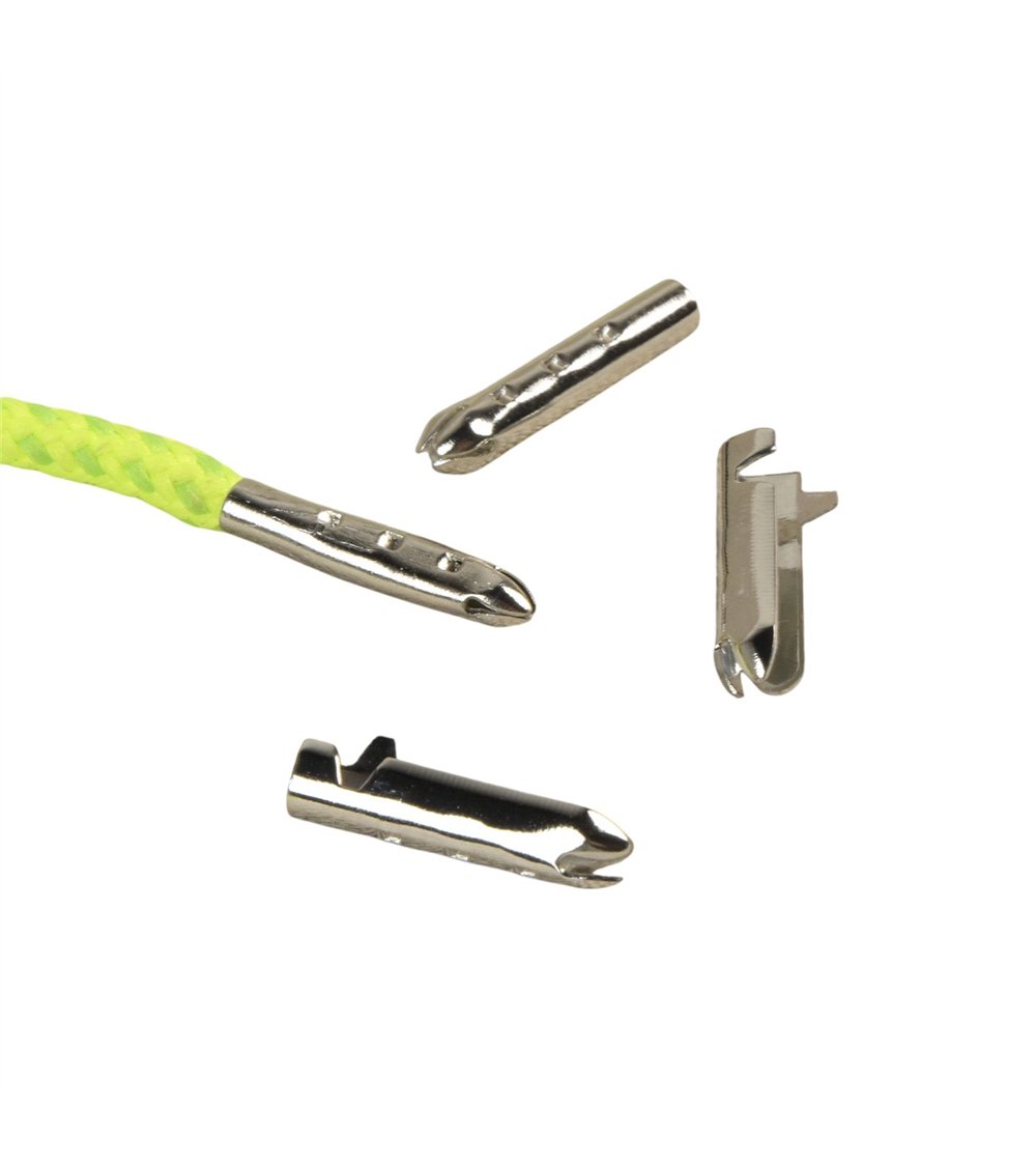 Set mit 10 Spitzenspitzen aus silbernem Messing