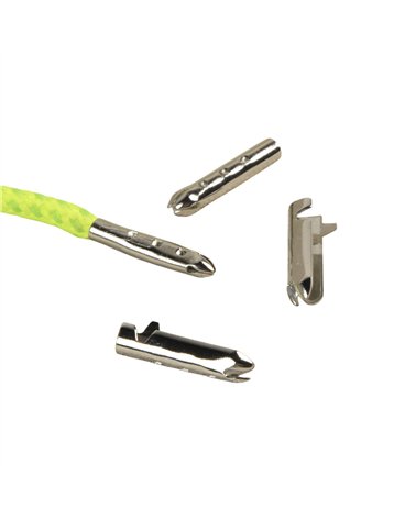 Set mit 10 Spitzenspitzen aus silbernem Messing