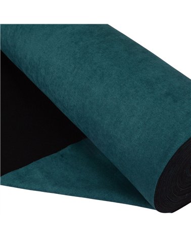 Tissu toundra bleu canard 140cm au mètre