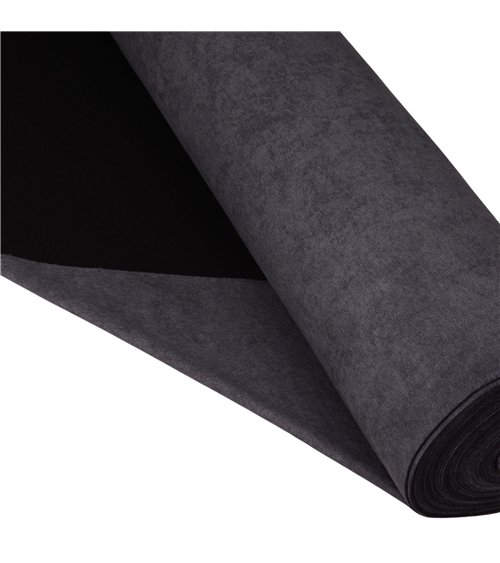 Tessuto tundra grigio medio 140 cm al metro