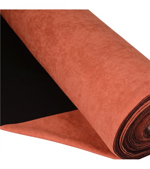 Rust tundra fabric 140cm per meter