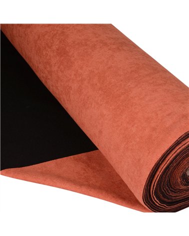 Tissu toundra rouille 140cm au mètre