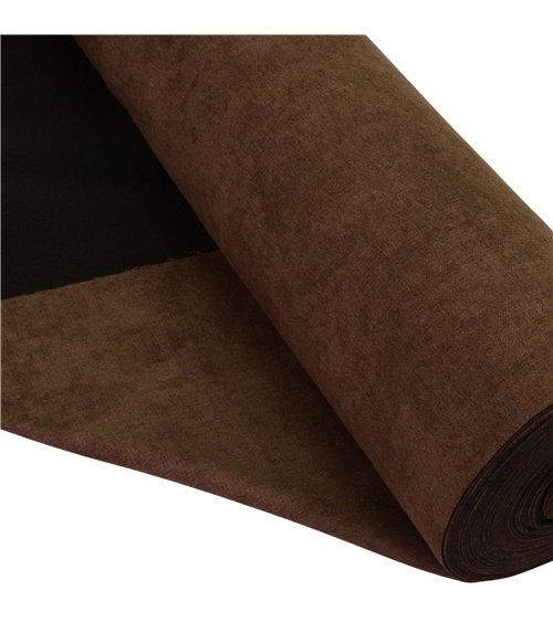 Brauner Tundra-Stoff, 140 cm pro Meter