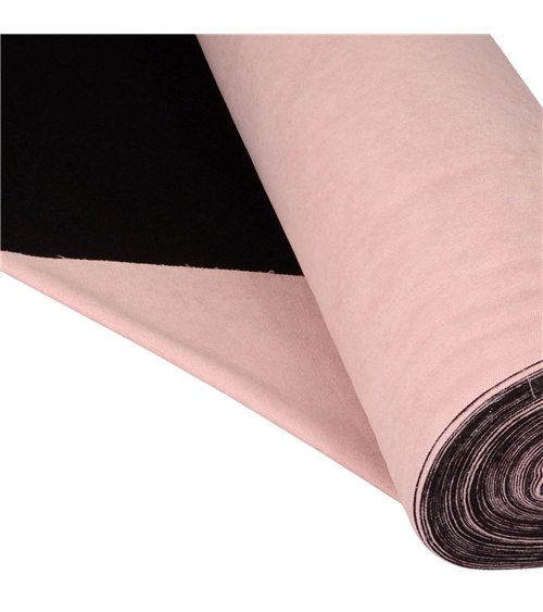 Baby pink tundra fabric 140cm per meter