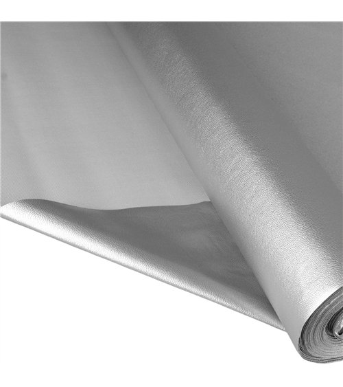 Karla star fabric 140x10m silver 140cm per meter