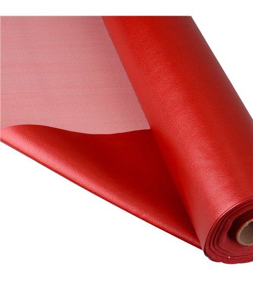 Tessuto stella Karla 140x10m metallo rosso 140 cm al metro