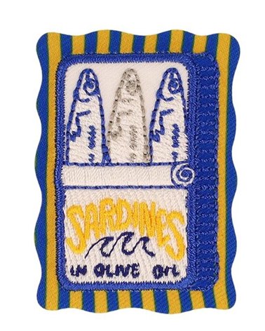 Chapa sardinas verano 36*50 mm