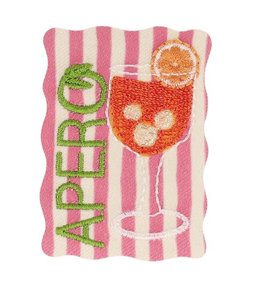 Summer aperitif badge 36*50 mm