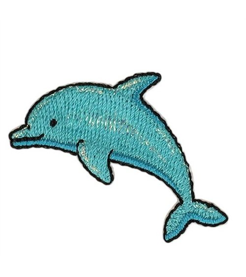 Dolphin marine world patch 45*30mm