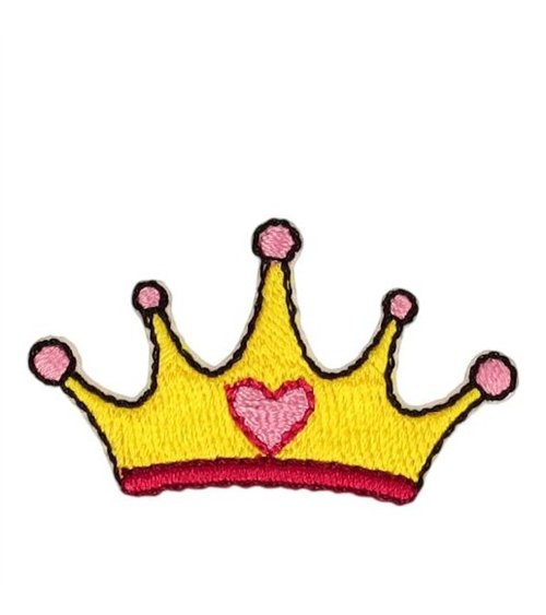 Crown marine world badge 40*24mm