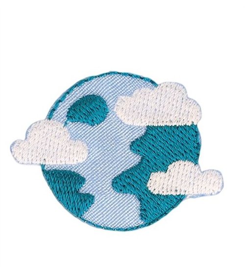 Planet universe badge 40*30mm