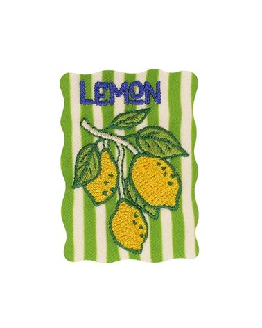 Set of 3 summer lemon patches 36*50 mm
