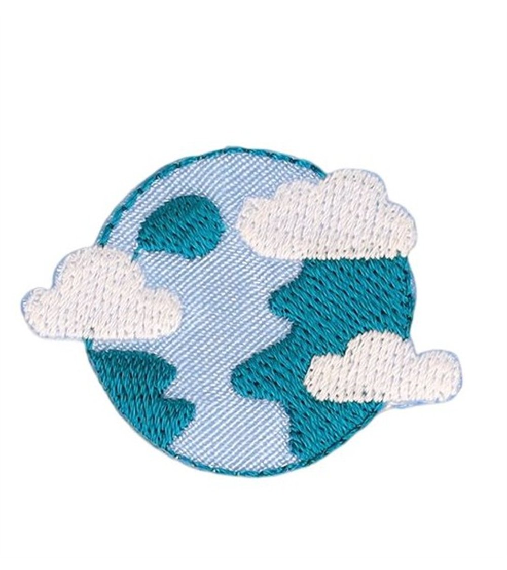 Set di 3 badge dell'universo planetario 40 * 30 mm