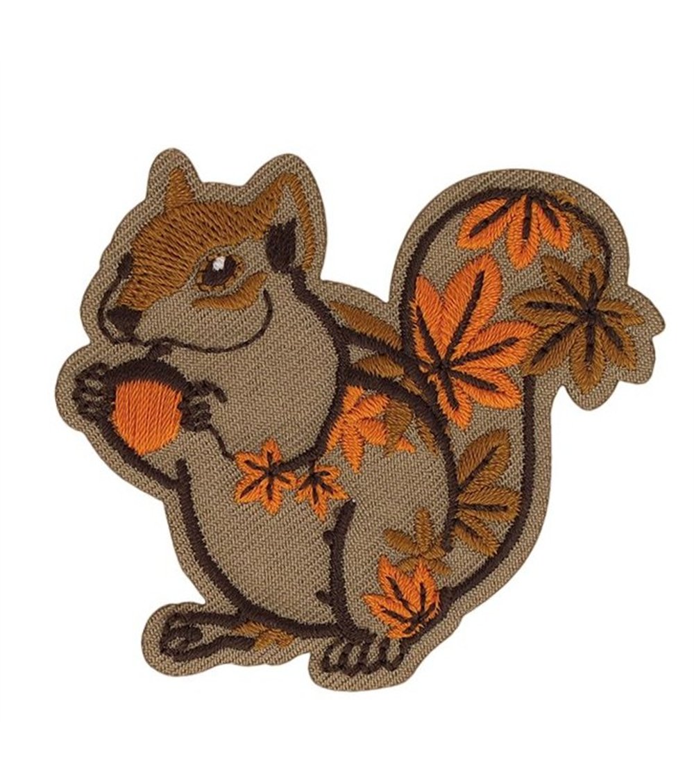 Set of 3 squirrel floral animal patches 51*46mm