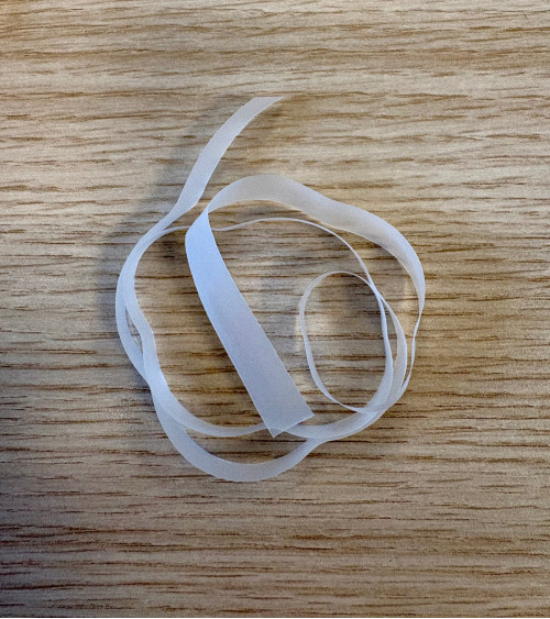 3 meters of 10mm transparent laminate