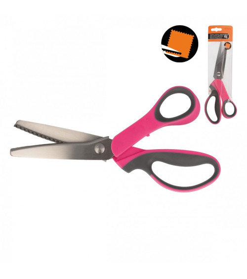 Zackenschere Fuchsia 23x9cm