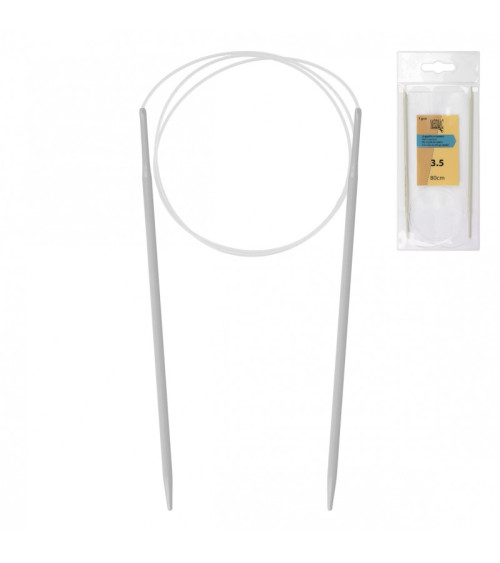 Agujas circulares 80cm x 3,5mm