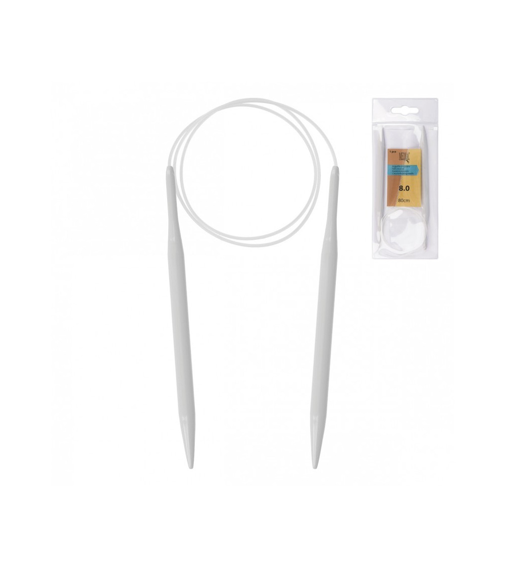 Aiguilles circulaires 80x8cm Aiguilles circulaires 80x8cm