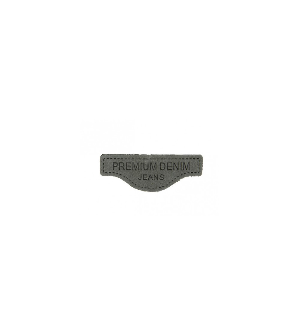 Genuine leather sewing patch G107 5.7x2.1cm