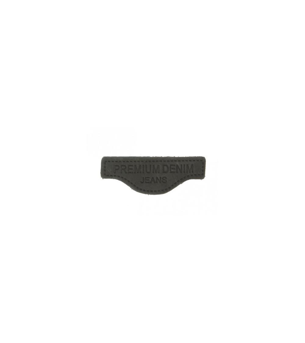 Genuine leather sewing patch G107 5.7x2.1cm