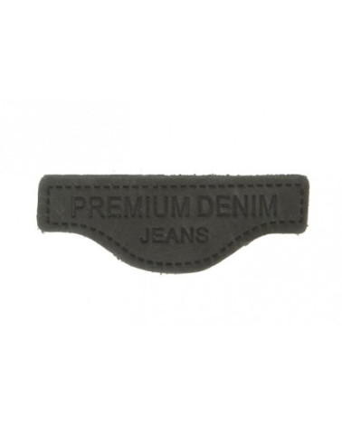 Genuine leather sewing patch G107 5.7x2.1cm