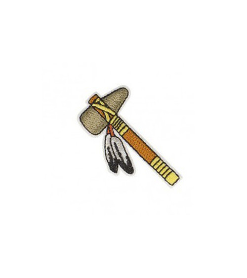 Ecusson thermocollant marteau indien 4x4cm