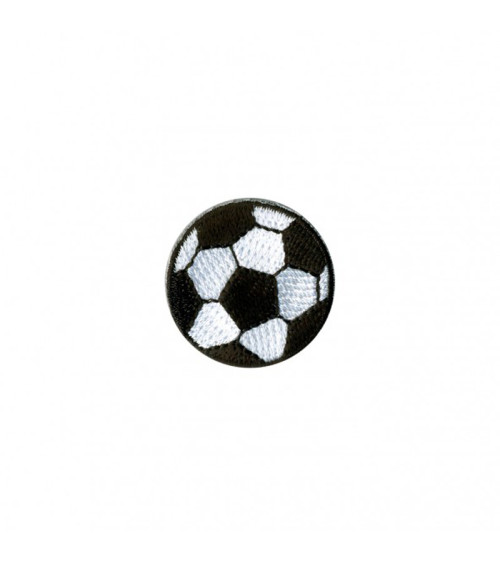 Ecusson thermocollant ballon de foot 5cm