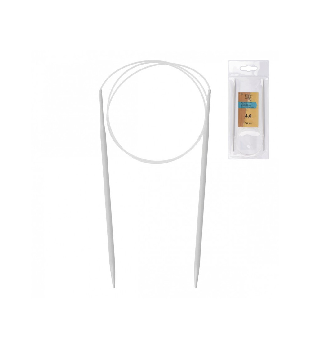 Aiguilles circulaires 80cm x 4mm Aiguilles circulaires 80cm x 4mm