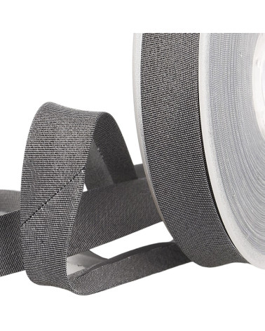Bobina da 25 m Sbieco in metallo nero da 20 mm