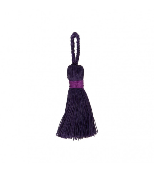Lot de 3 pompons prune 88cm