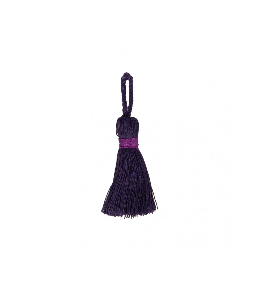 Lot de 3 pompons prune 88cm