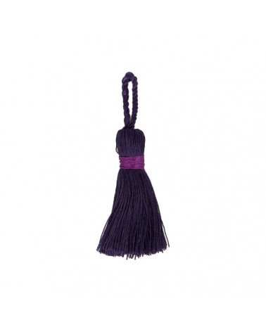 Lot de 3 pompons prune 88cm