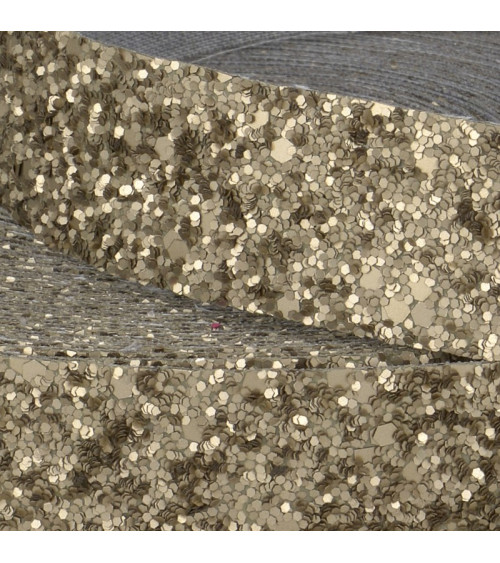 Galon glitter Film 20m bronze