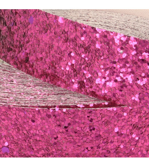 Glitter braid Film 20m bright fuschia