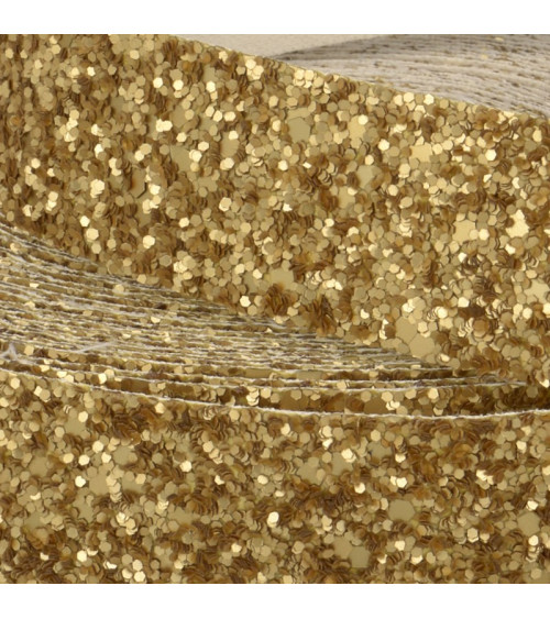 Glitter braid Film 20m matt gold