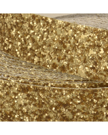 Glitter braid Film 20m matt gold