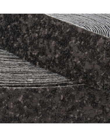 Glitzerzopffolie 20m schwarz