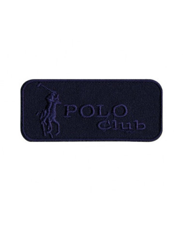 Stemma Polo Club blu termoadesivo