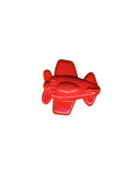 Bouton en forme d'Avion couleur Rouge