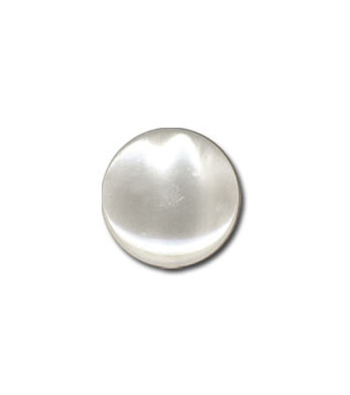 White candy-shaped button