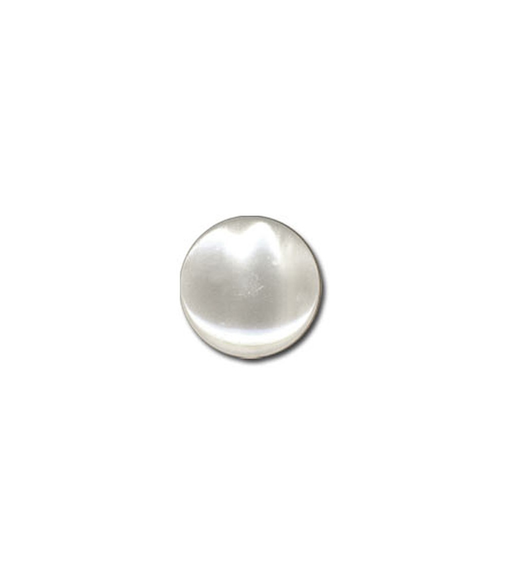 White candy-shaped button