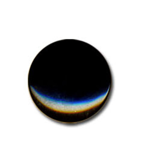 Black candy-shaped button