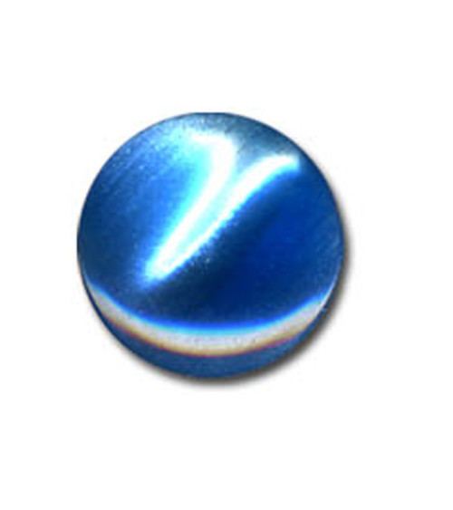 Blue candy-shaped button
