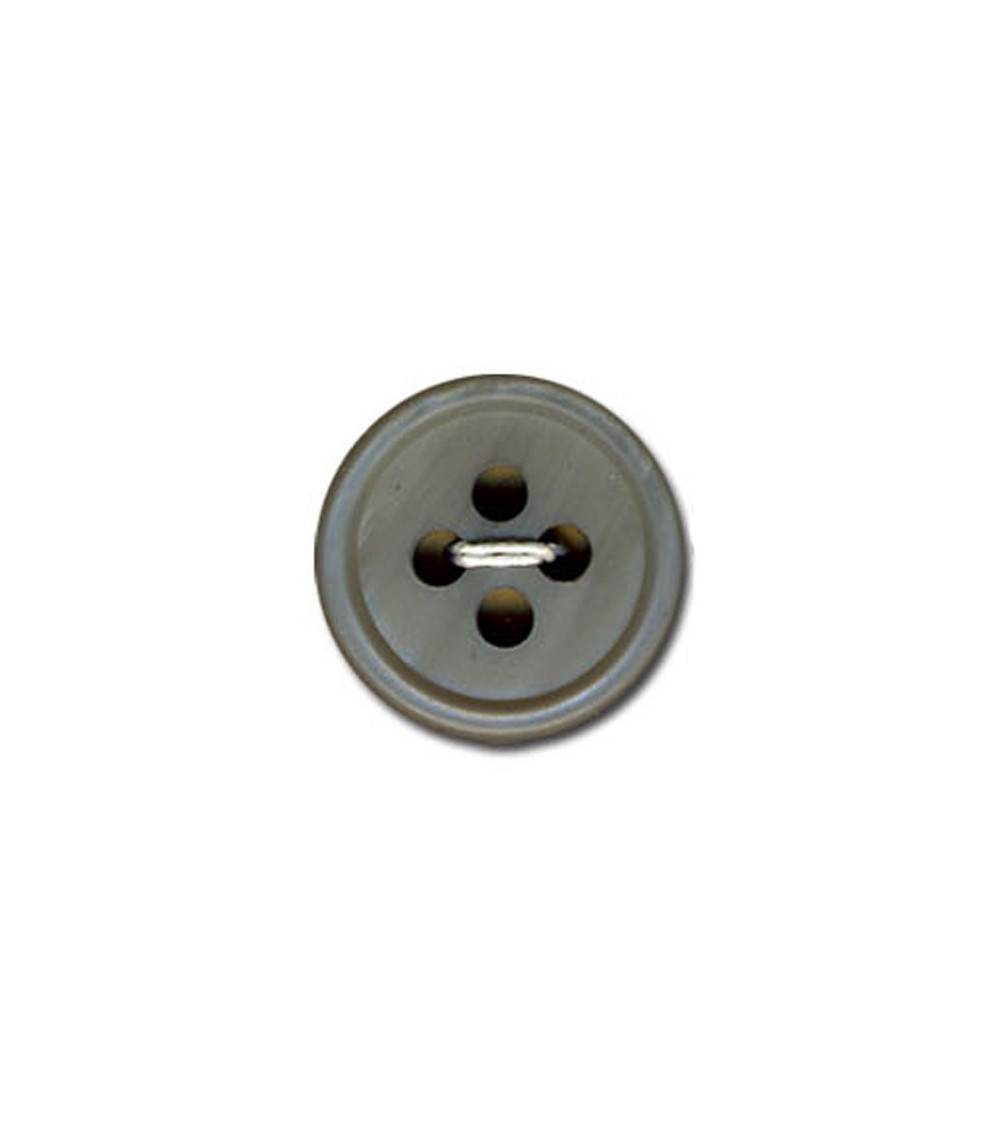 Classic Montmartre button in medium gray color