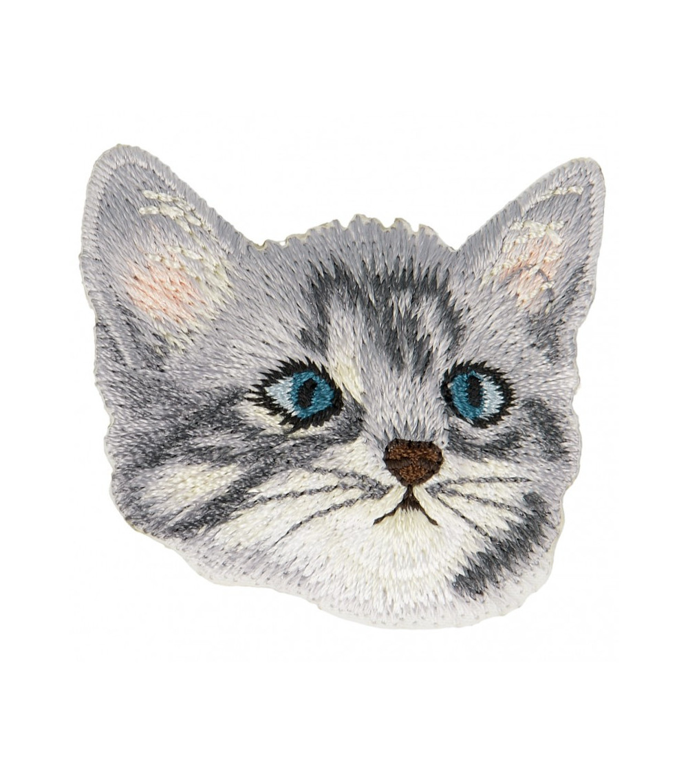 Ecusson Thermocollant Tete De Chat Gris Clair 4 Cm X 4 Cm Mymercerie Com Vente En Ligne D Articles De Mercerie Ecusson Thermocollant Tete De Chat Gris Clair 4 Cm X 4 Cm Mymercerie Com Vente En Ligne D Articles De Mercerie