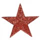 Ecusson thermocollant grand format étoile en sequins rouge 25 cm x 31 cm