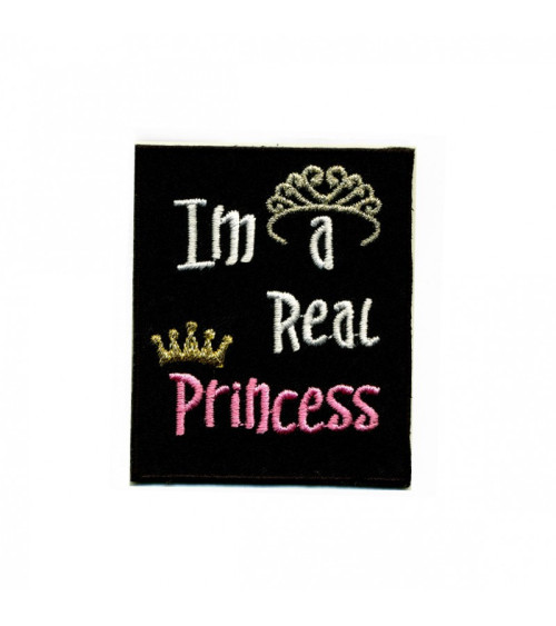 Princess iron-on patch 50mm x60mm